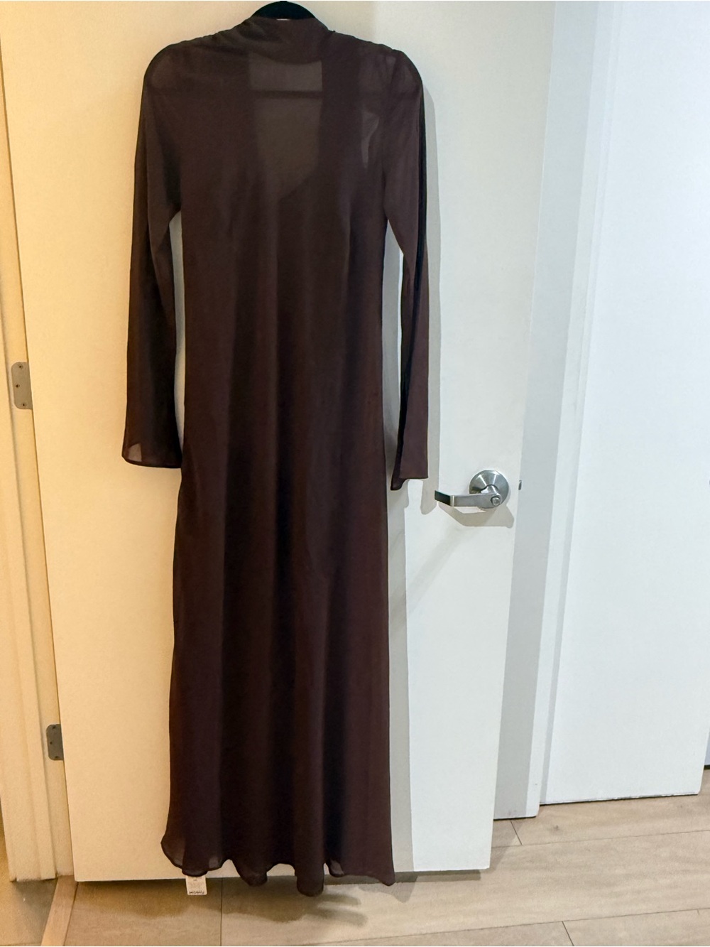 Brandi Maxi Dress Chocolate Chiffon - Picture 6 of 10